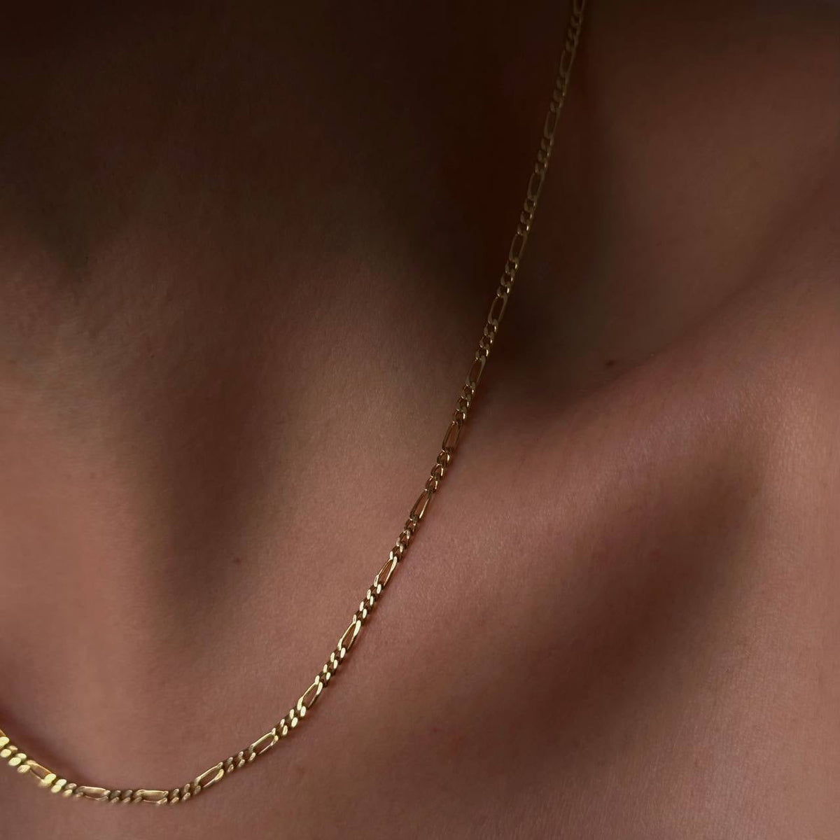 Orta Figaro Zincir Kolye | 925 Ayar Gümüş – Jeweliay Jewelry – 16