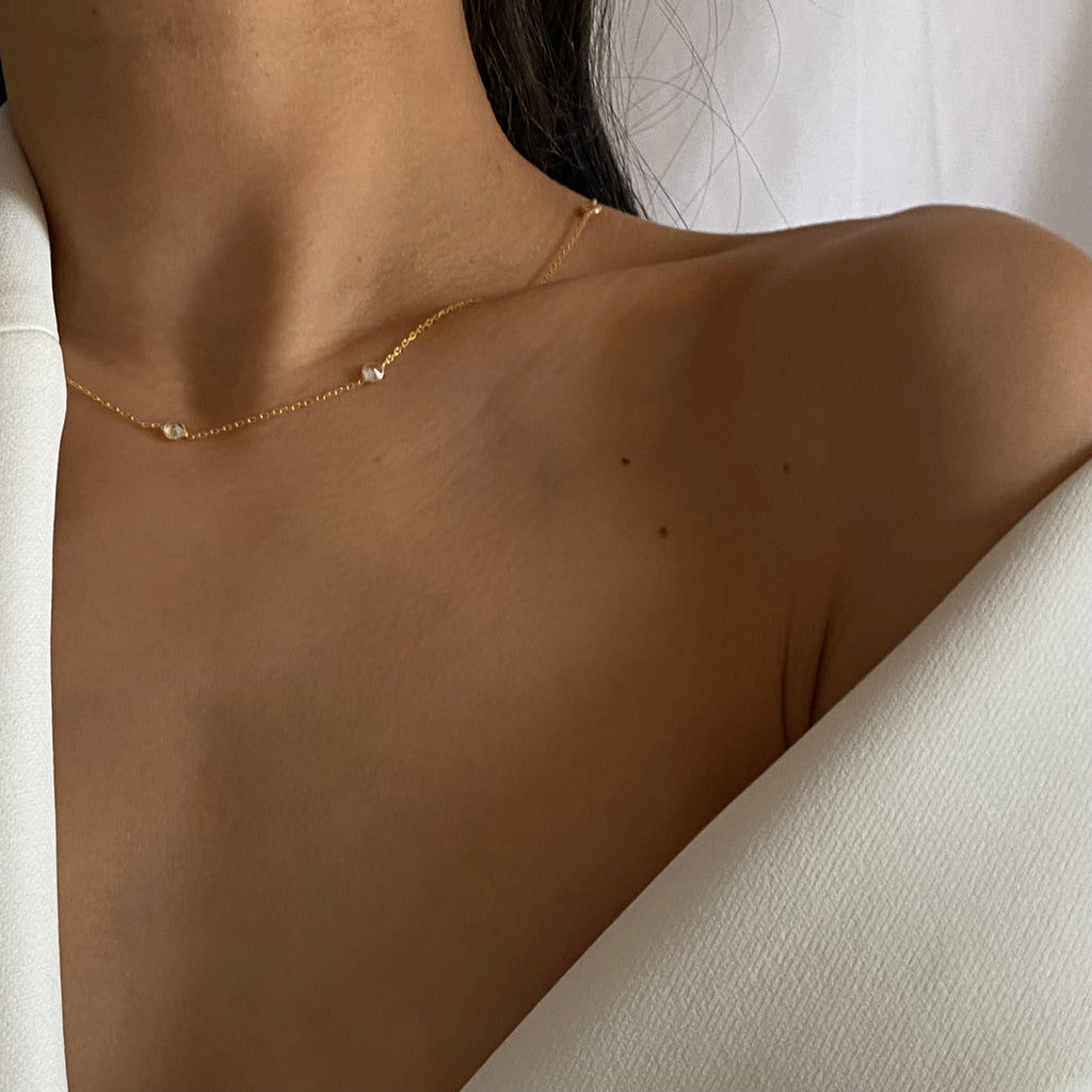 Kapama Taşlı Kolye | 925 Ayar Gümüş – Jeweliay Jewelry – 4