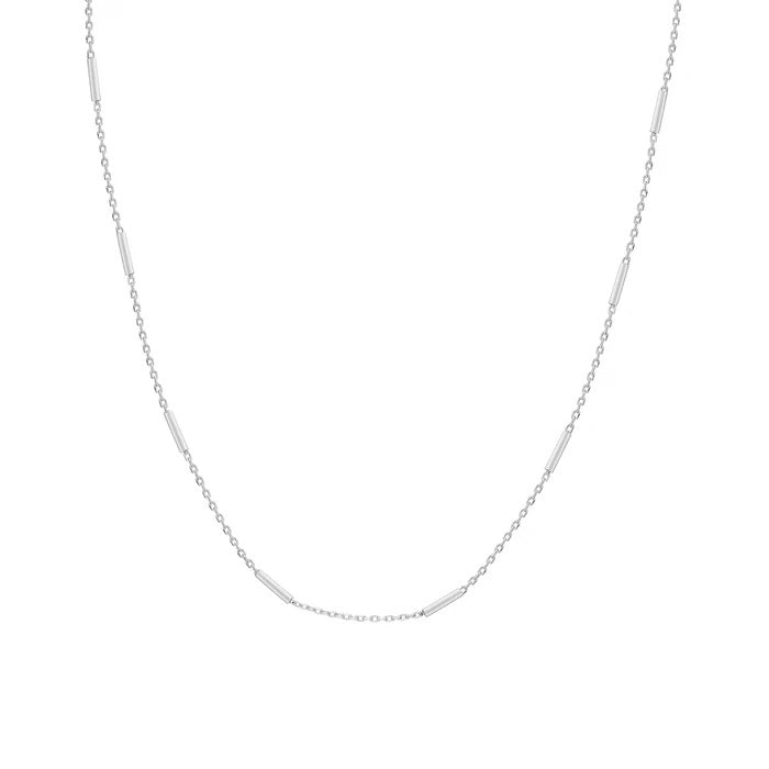 Veko Basic Zincir Kolye | 925 Ayar Gümüş — Silver — beyaz fon #RENK_silver