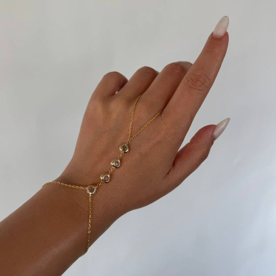 Zirkon Taşlı Dörtlü Kalp Şahmeran | 925 Ayar Gümüş – Jeweliay Jewelry – 6