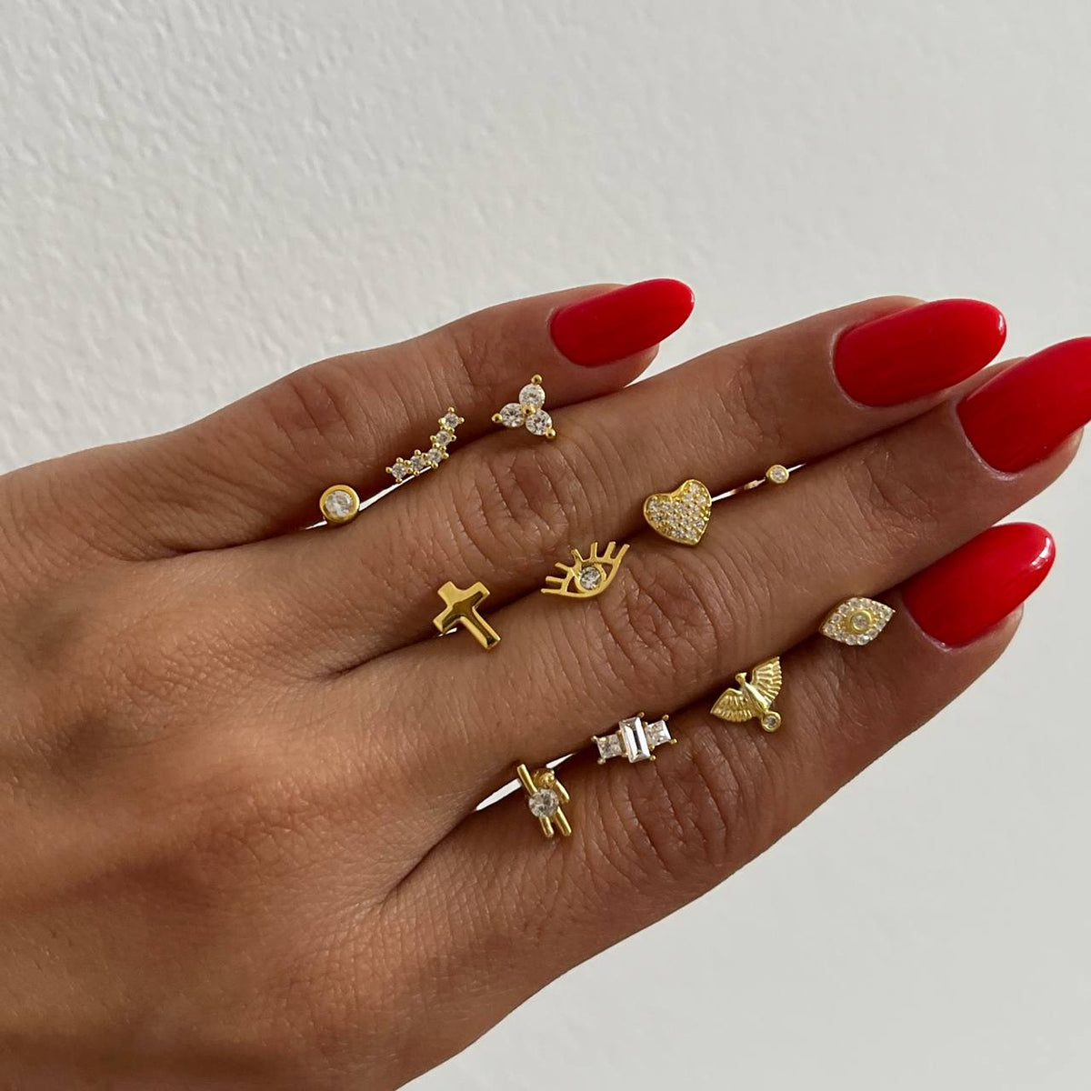 Zirkon Taşlı Göz Piercing | 925 Ayar Gümüş – Jeweliay Jewelry – 4